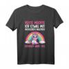 HEUTE MÖCHTE ICH WAS MIT MENSCHEN MACHEN SCHUBSEN WÄRE TOLL - Lustiges Einhorn T-Shirt gegen soziale Interaktionen, perfekt als Geburtstags- oder Weihnachtsgeschenk