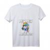 Damen Pew Pew Madafakas Einhorn T-Shirt mit V-Ausschnitt – Lustiges Einhorn Motiv mit Pistolen & Sonnenbrille für Einhornliebhaberinnen