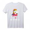 Einhorn geh zur Hölle go to hell mit Mittelfinger - Rebellisches Junggesellenabschied T-Shirt für Prinzessinnen und Rebellen