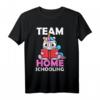 Homeschooling Schulkind T-Shirt mit Einhorn 2021 – Perfektes Geschenk für Schulkinder, Kindergarten & Distanzunterricht, Partnerlook für Familien