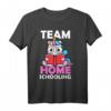 Homeschooling Schulkind T-Shirt mit Einhorn 2021 – Perfektes Geschenk für Schulkinder, Kindergarten & Distanzunterricht, Partnerlook für Familien
