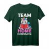 Homeschooling Schulkind T-Shirt mit Einhorn 2021 – Perfektes Geschenk für Schulkinder, Kindergarten & Distanzunterricht, Partnerlook für Familien