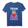 Homeschooling Schulkind T-Shirt mit Einhorn 2021 – Perfektes Geschenk für Schulkinder, Kindergarten & Distanzunterricht, Partnerlook für Familien