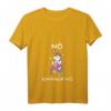 Damen Nö Einfach Nö Mittelfinger Einhorn T-Shirt mit Lustigem Spruch – Perfekt für Arbeit & Büro-Geschenk
