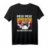 Pew Pew Madafakas Damen Einhorn T-Shirt mit Spruch – Lustiges Festival- und Partykleid für Einhornliebhaberinnen