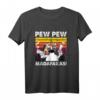 Pew Pew Madafakas Damen Einhorn T-Shirt mit Spruch – Lustiges Festival- und Partykleid für Einhornliebhaberinnen