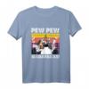 Pew Pew Madafakas Damen Einhorn T-Shirt mit Spruch – Lustiges Festival- und Partykleid für Einhornliebhaberinnen