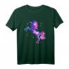 Einhorn, Magie, Sterne, Weltraum, Pink, Rosa - Zauberhaftes Sternenhimmel T-Shirt für Kinder und Erwachsene als Geschenkidee