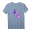 Einhorn, Magie, Sterne, Weltraum, Pink, Rosa - Zauberhaftes Sternenhimmel T-Shirt für Kinder und Erwachsene als Geschenkidee