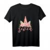 7. Geburtstag Mädchen Einhorn T-Shirt – Perfektes Geschenk für Märchen- und Pferdeliebhaber zum Kindergeburtstag