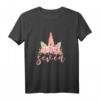 7. Geburtstag Mädchen Einhorn T-Shirt – Perfektes Geschenk für Märchen- und Pferdeliebhaber zum Kindergeburtstag
