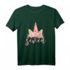 7. Geburtstag Mädchen Einhorn T-Shirt – Perfektes Geschenk für Märchen- und Pferdeliebhaber zum Kindergeburtstag