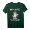 Lustiges Einhorn T-Shirt zum 30. Geburtstag für Frauen - Party Outfit & Geschenkidee mit Humor für Damen