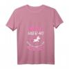 Damen Einhorn T-Shirt mit V-Ausschnitt – Perfektes Geschenk zum HapPanda, Muttertag, Weihnachten für Frauen über 40