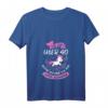 Damen Einhorn T-Shirt mit V-Ausschnitt – Perfektes Geschenk zum HapPanda, Muttertag, Weihnachten für Frauen über 40