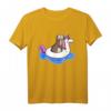 Otter mit Einhorn Schwimmring T-Shirt – Lustiges Tier-Design für Otter- und Einhornfans, perfekt für Partys und Geschenke