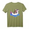 Otter mit Einhorn Schwimmring T-Shirt – Lustiges Tier-Design für Otter- und Einhornfans, perfekt für Partys und Geschenke