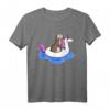 Otter mit Einhorn Schwimmring T-Shirt – Lustiges Tier-Design für Otter- und Einhornfans, perfekt für Partys und Geschenke