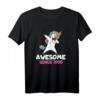 Awesome since 1990 T-Shirt für Frauen - Lustiges 30. Geburtstag Einhorn T-Shirt mit Dabbing Motiv für Geburtstagsfeier, Muttertag & Weihnachten