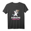 Awesome since 1990 T-Shirt für Frauen - Lustiges 30. Geburtstag Einhorn T-Shirt mit Dabbing Motiv für Geburtstagsfeier, Muttertag & Weihnachten