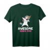 Awesome since 1990 T-Shirt für Frauen - Lustiges 30. Geburtstag Einhorn T-Shirt mit Dabbing Motiv für Geburtstagsfeier, Muttertag & Weihnachten