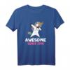 Awesome since 1990 T-Shirt für Frauen - Lustiges 30. Geburtstag Einhorn T-Shirt mit Dabbing Motiv für Geburtstagsfeier, Muttertag & Weihnachten
