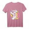 Kinder Endlich 3 Jahre - Einhorn Geschenk T-Shirt für den 3. Geburtstag Mädchen, ideales Geburtstagsgeschenk für Tochter, Schwester, Enkelin und Nichte