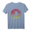 Retro Einhorn Silhouette T-Shirt für Damen und Herren – Perfekt als Geschenk für Mädchen und Jungs, die Einhörner lieben