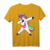 Dabbing Unicorn T-Shirt - Lustiges Regenbogen Einhorn Geschenk für Kinder, Mädchen & Erwachsene zum Geburtstag, Ostern & Weihnachten
