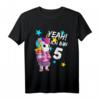 Kinder Geburtstagsshirt 5 Jahre Mädchen & Jungen - Einhorn Geburtstag T-Shirt als tolles Geschenk für Mädchen und Jungen