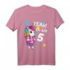 Kinder Geburtstagsshirt 5 Jahre Mädchen & Jungen - Einhorn Geburtstag T-Shirt als tolles Geschenk für Mädchen und Jungen