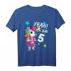 Kinder Geburtstagsshirt 5 Jahre Mädchen & Jungen - Einhorn Geburtstag T-Shirt als tolles Geschenk für Mädchen und Jungen