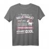 Lustiges Halle Saale T-Shirt mit Einhorn für Frauen - Witziges Geschenk für Stadtliebhaberinnen