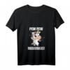 Lustiges Einhorn T-Shirt mit Waffen - Pew Pew Madafakas Design für Partys, Geburtstage & besondere Anlässe