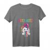 Damen Kotzi Kotzi Einhorn Bier Wein Sauf Motto Party Partnerlook T-Shirt mit V-Ausschnitt – Lustiges Party-Outfit für Frauen & Junggesellinnenabschiede