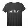 Einhorn Evolution Lustig Cooles Motiv - Witziges Grafik T-Shirt für Kinder, Mädchen, Jungen, Frauen und Männer