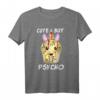 Cute But Psycho Einhorn T-Shirt mit Hockeymaske – Lustiges Halloween-Design, perfekt als Geschenk für Einhorn-Fans und magische Kreaturen-Liebhaber