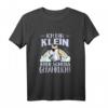 Damen Spruch T-Shirt 'Klein Aber Gefährlich' mit Einhorn - Lustiges Outfit für Frauen, Junggesellinnenabschied & Geschenkidee