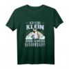Damen Spruch T-Shirt 'Klein Aber Gefährlich' mit Einhorn - Lustiges Outfit für Frauen, Junggesellinnenabschied & Geschenkidee