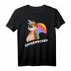Einhörnchen T-Shirt mit Einhorn und Eichhörnchen – Lustiges Geschenkidee für Freunde, Kinder & Tierliebhaber