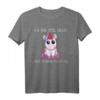 Ich bin 99% Engel aber puhh dieses 1% Einhorn T-Shirt – Lustiges Geschenk für Einhornliebhaber zum Geburtstag, Weihnachten & Alltag