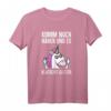 Komm noch näher und es klatscht Glitzer Mittelfinger Einhorn T-Shirt - Perfekt für Einhorn Partys & Geburtstag mit Humor