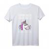 Komm noch näher und es klatscht Glitzer Mittelfinger Einhorn T-Shirt - Perfekt für Einhorn Partys & Geburtstag mit Humor