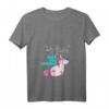 Damen Lipödem Einhorn T-Shirt mit V-Ausschnitt – Unterstützend, modisch & perfekte Geschenkidee für Betroffene