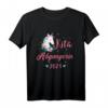 Kinder Kita Abgängerin 2021 Einschulung Einhorn T-Shirt – Süßes Geschenk für Schulanfänger, perfekt für den Schulstart