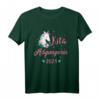 Kinder Kita Abgängerin 2021 Einschulung Einhorn T-Shirt – Süßes Geschenk für Schulanfänger, perfekt für den Schulstart