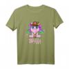 Damen Junggesellenabschied T-Shirt mit Einhorn Motiv - Lustiges Braut Party Shirt für Frauen