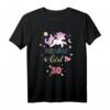 Einhorn Damen T-Shirt zum 30. Geburtstag - Lustiges und Süßes Geschenk für Mädchen, Frauen & Fantasy Liebhaber, 1989 Geburtstag