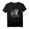 Ich bin ein Zuckerstangenpferd Candycorn Einhorn T-Shirt - Süßes Weihnachtsgeschenk für Pferde- und Einhornliebhaberinnen