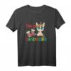 Ich bin ein Zuckerstangenpferd Candycorn Einhorn T-Shirt - Süßes Weihnachtsgeschenk für Pferde- und Einhornliebhaberinnen